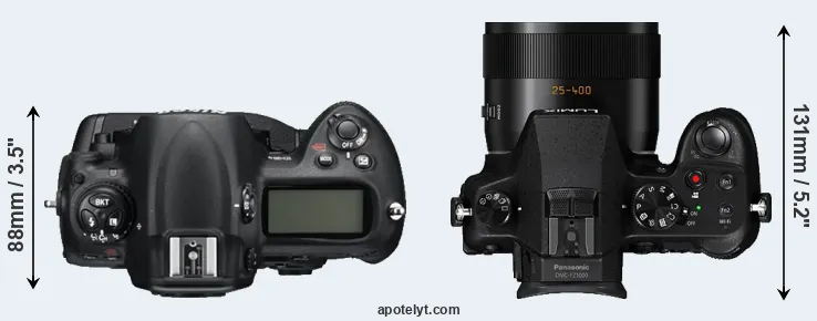 Compare D3S versus FZ1000 top