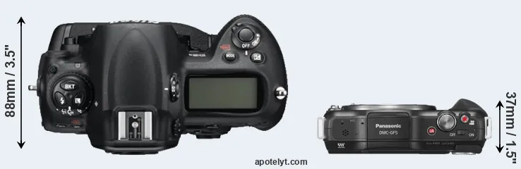 Compare D3S versus GF5 top