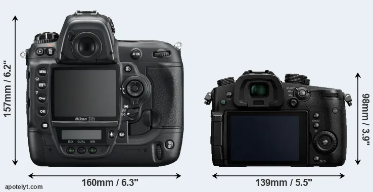 Comparison D3S or GH5 rear