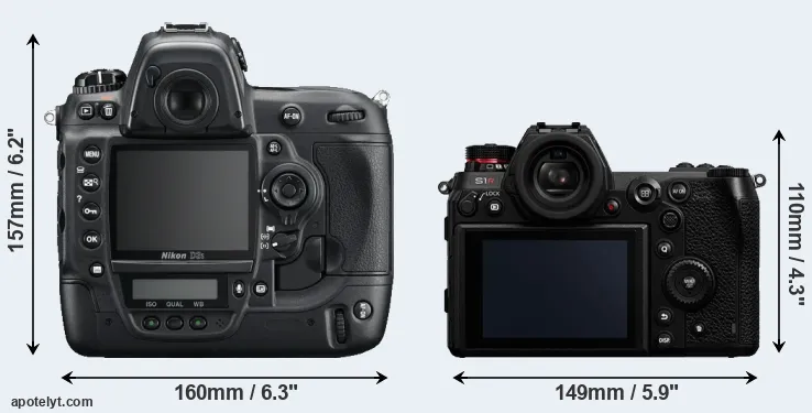 Comparison D3S or S1R rear