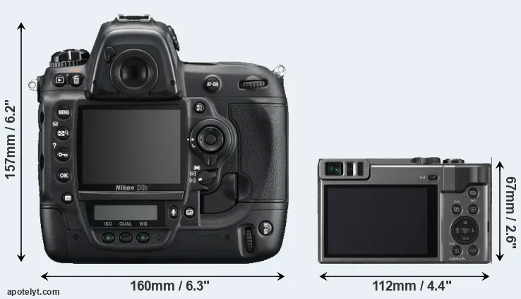 Comparison D3S or ZS70 rear