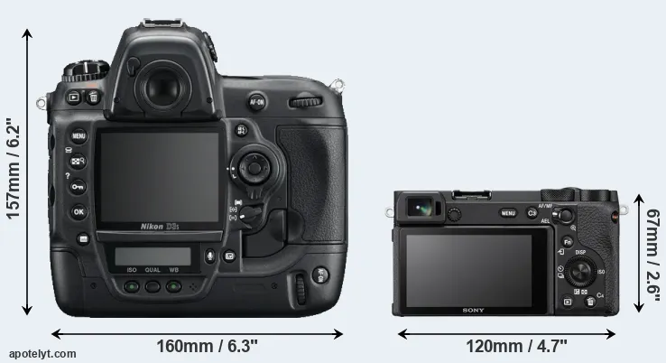 Comparison D3S or A6600 rear