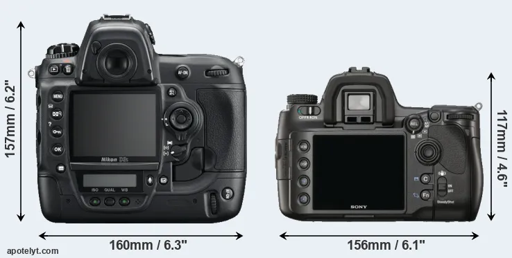 Comparison D3S or A900 rear