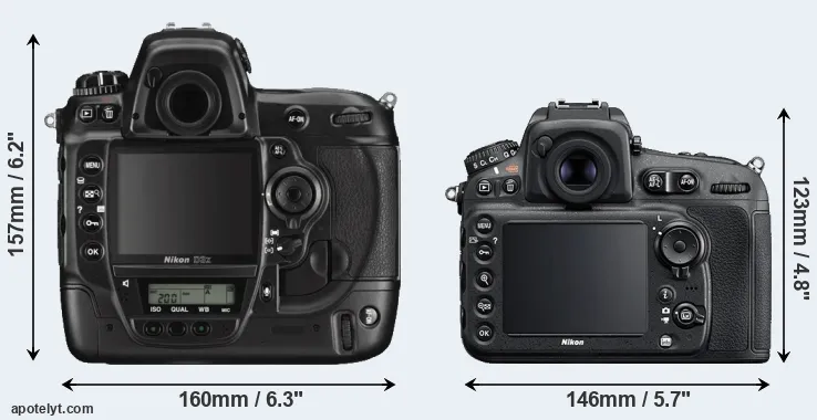 Comparison D3X or D810 rear