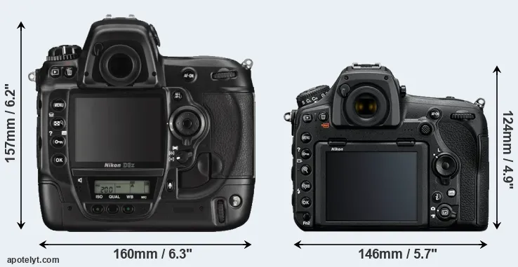 Comparison D3X or D850 rear