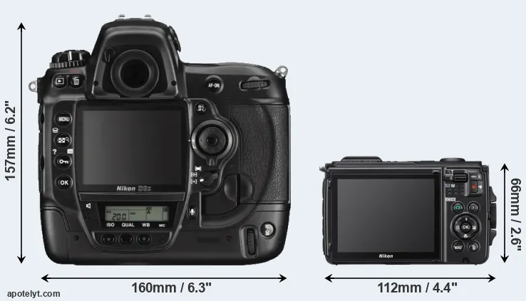 Comparison D3X or W300 rear