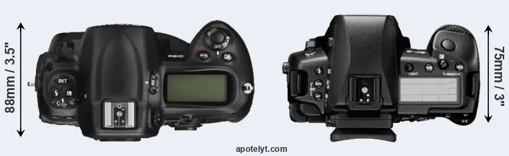 Compare D3X versus E-3 top