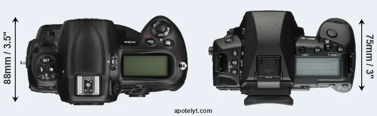 Compare D3X versus E-5 top