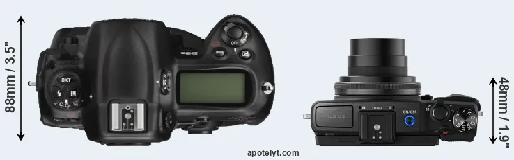 Compare D3X versus XZ-2 top
