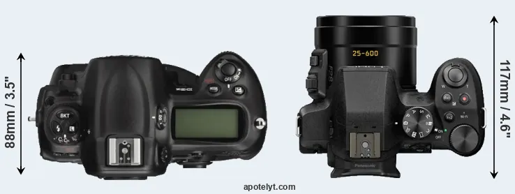 Compare D3X versus FZ330 top