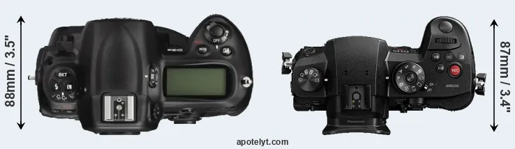 Compare D3X versus GH5s top