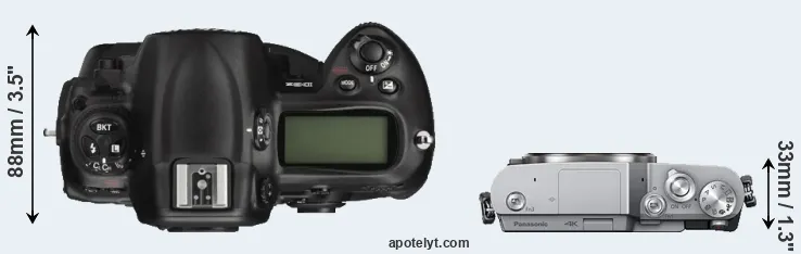Compare D3X versus GX850 top