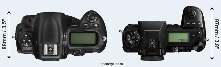 Compare D3X versus S1 top