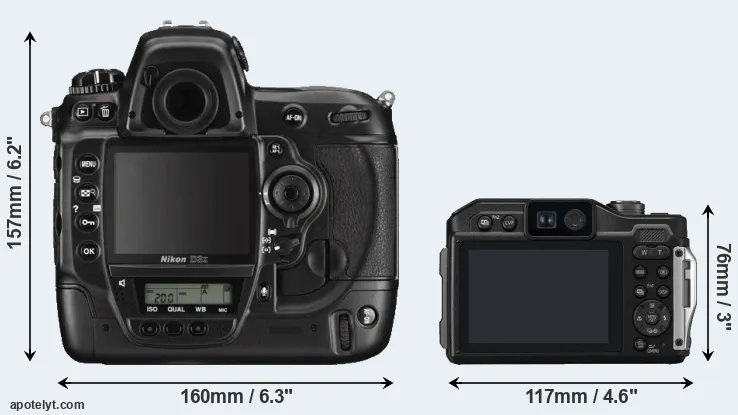 Comparison D3X or TS7 rear