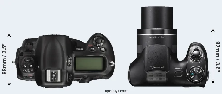 Compare D3X versus H300 top