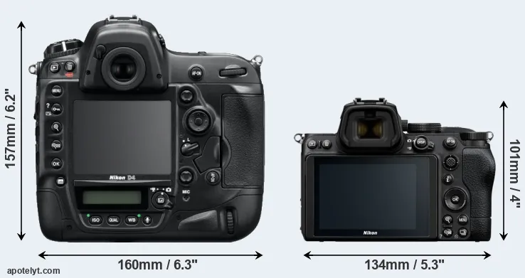 Comparison D4 or Z5 rear