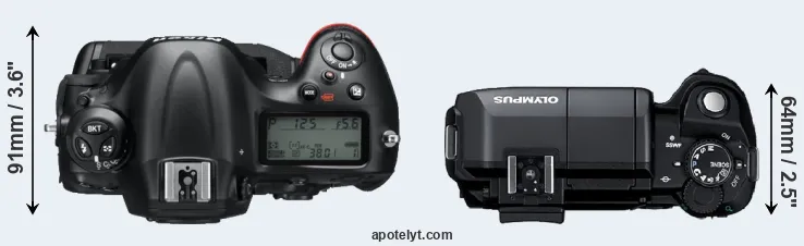 Compare D4 versus E-300 top