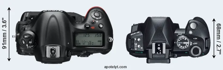 Compare D4 versus E-510 top