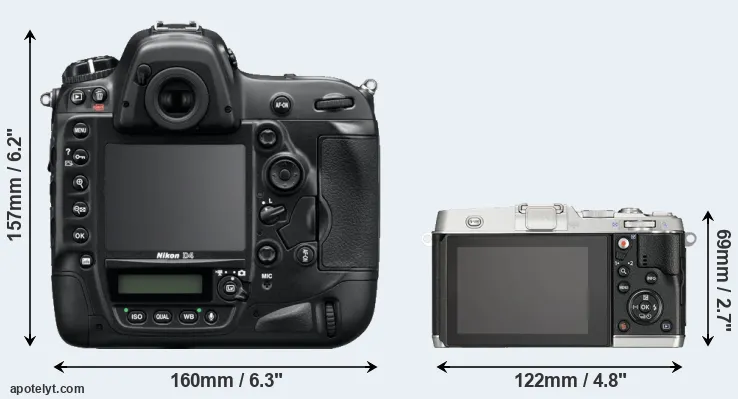 Comparison D4 or E-P5 rear