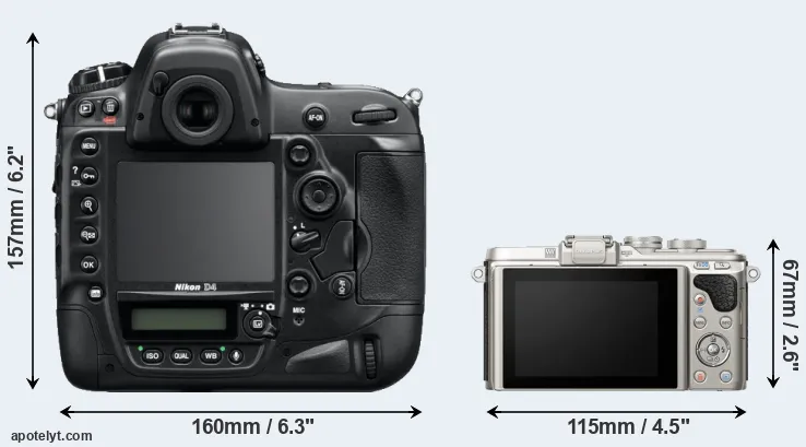 Comparison D4 or E-PL8 rear