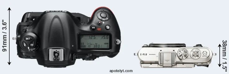 Compare D4 versus E-PL8 top