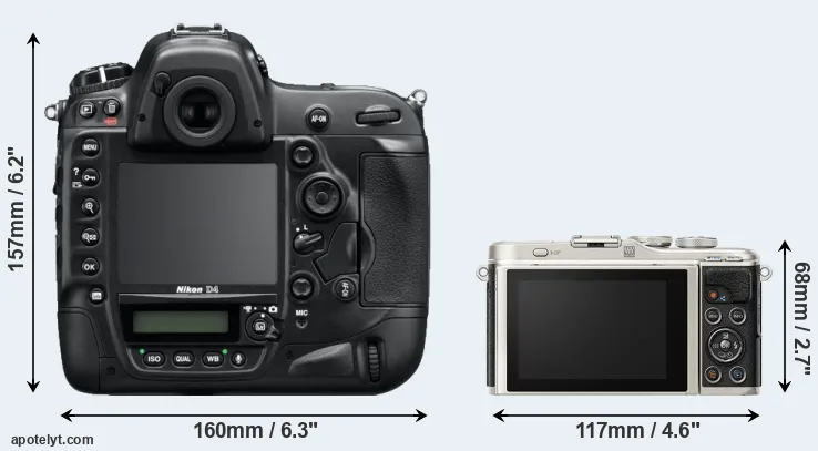 Comparison D4 or E-PL9 rear