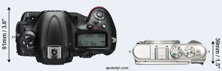 Compare D4 versus E-PL9 top