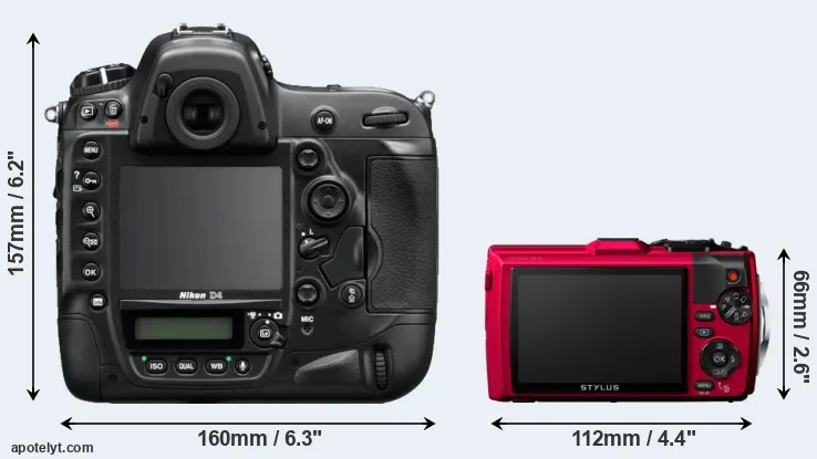 Comparison D4 or TG-4 rear