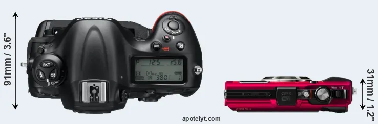 Compare D4 versus TG-4 top