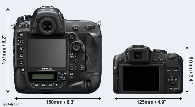 Comparison D4 or FZ200 rear