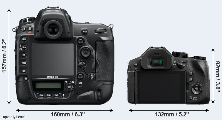 Comparison D4 or FZ300 rear