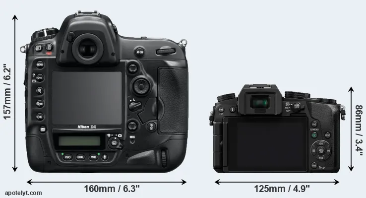 Comparison D4 or G7 rear