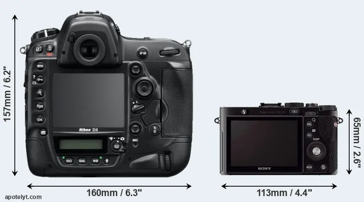 Comparison D4 or RX1 rear