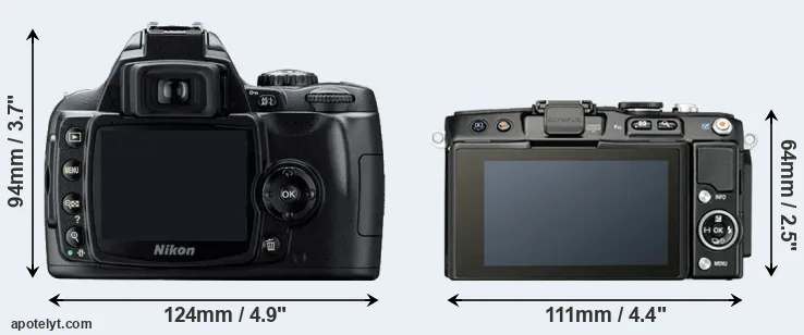 Comparison D40 or E-PL5 rear