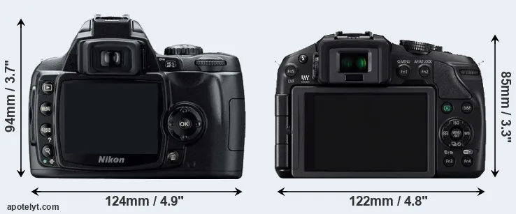 Comparison D40 or G6 rear