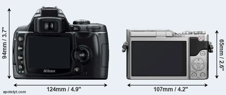 Comparison D40 or GX850 rear