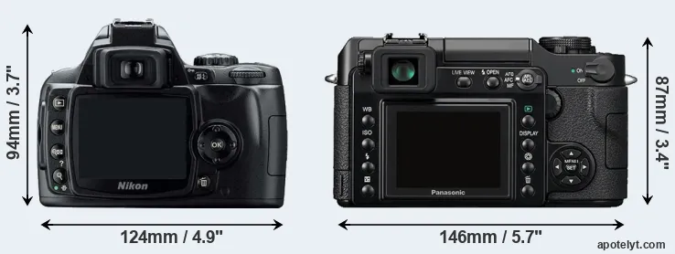 Comparison D40 or L1 rear