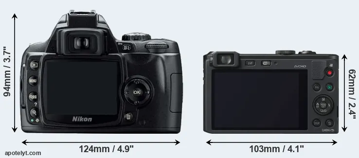 Comparison D40 or LF1 rear