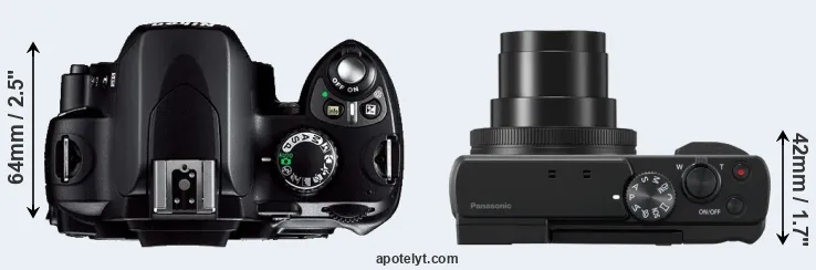 Compare D40 versus ZS80 top