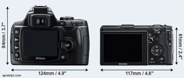 Comparison D40 or GR rear