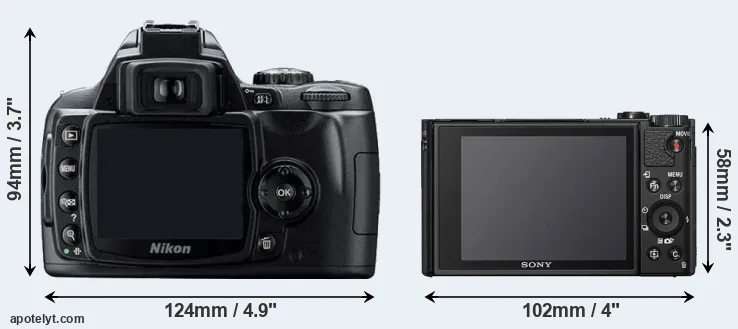 Comparison D40 or HX99 rear