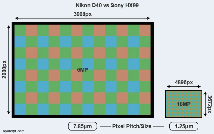 D40 versus HX99 MP
