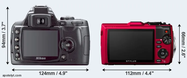 Comparison D40X or TG-4 rear