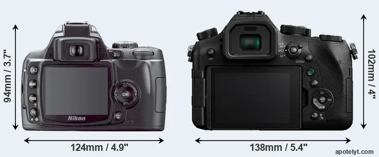 Comparison D40X or FZ2500 rear