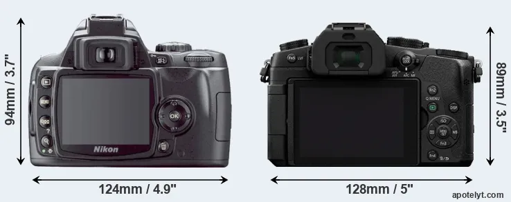 Comparison D40X or G80 rear