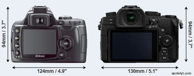 Comparison D40X or G95 rear