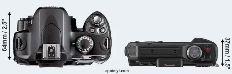 Compare D40X versus TS7 top