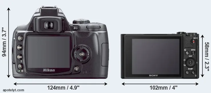 Comparison D40X or WX800 rear