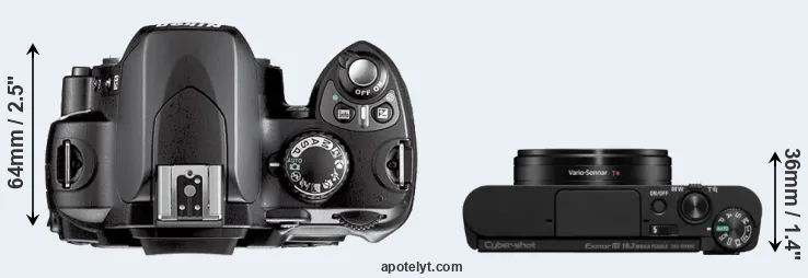 Compare D40X versus WX800 top