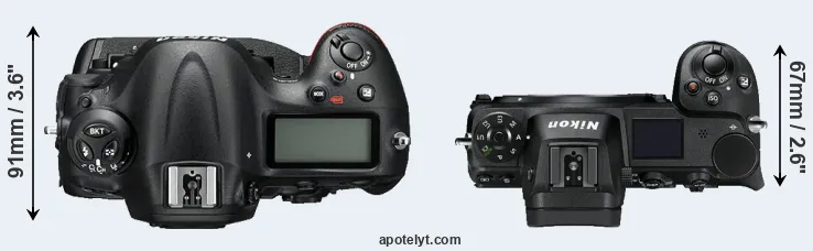 Compare D4S versus Z7 top